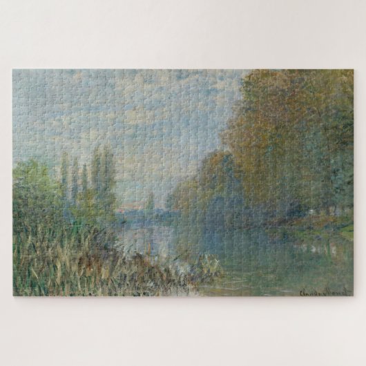 Claude Monet Herfst op de Seine Legpuzzel (Horizontaal)