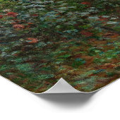 Claude Monet: Het Artiestuur in Argentinië Poster (Hoek)