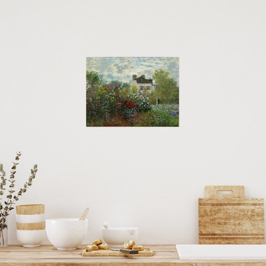 Claude Monet: Het Artiestuur in Argentinië Poster (Keuken)