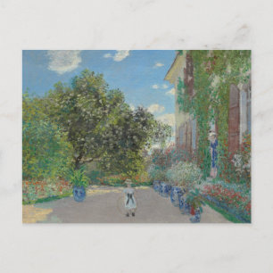 Claude Monet - Het Artistieke Huis in Argenteuil Briefkaart