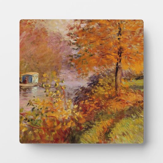 Claude Monet, Het Atelierboot, Fotoplaat (Voorkant)