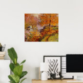 Claude Monet, Het Atelierboot, Poster (Thuiskantoor)