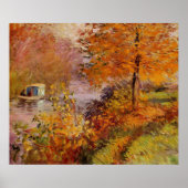 Claude Monet, Het Atelierboot, Poster (Voorkant)
