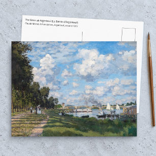 Claude Monet - Het bassin in Argenteuil Briefkaart