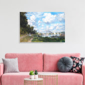 Claude Monet - Het bassin in Argenteuil Canvas Afdruk (Insitu (Woonkamer))