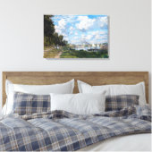 Claude Monet - Het bassin in Argenteuil Canvas Afdruk (Insitu (Slaapkamer))