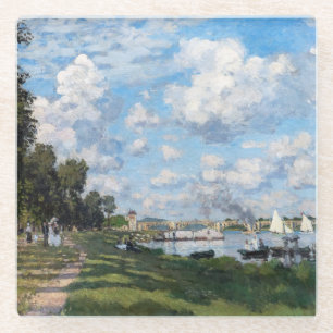 Claude Monet - Het bassin in Argenteuil Glazen Onderzetter