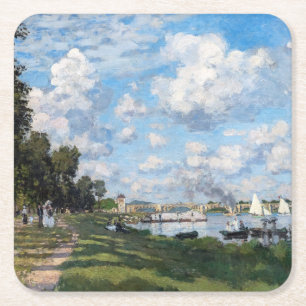 Claude Monet - Het bassin in Argenteuil Kartonnen Onderzetters