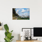Claude Monet - Het bassin in Argenteuil Poster (Thuiskantoor)