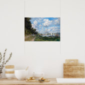 Claude Monet - Het bassin in Argenteuil Poster (Keuken)