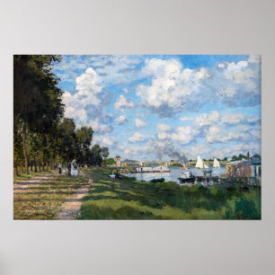 Claude Monet - Het bassin in Argenteuil Poster