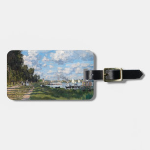 Claude Monet - Het bekken in Argenteuil Bagagelabel