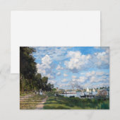 Claude Monet - Het bekken in Argenteuil Bedankkaart (Voorkant / Achterkant)