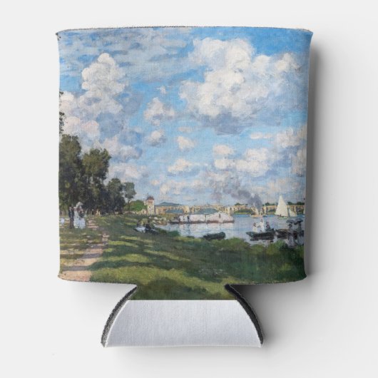 Claude Monet - Het bekken in Argenteuil Blikjeskoeler (Voorkant)