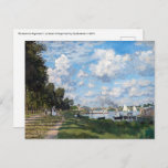 Claude Monet - Het bekken in Argenteuil Briefkaart<br><div class="desc">Het bekken in Argenteuil / Le Bassin d'Argenteuil door Claude Monet in 1872</div>
