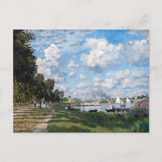 Claude Monet - Het bekken in Argenteuil Briefkaart (Voorkant)
