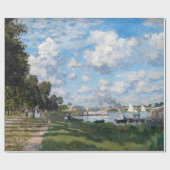 Claude Monet - Het bekken in Argenteuil Cadeaupapier (Vlak)