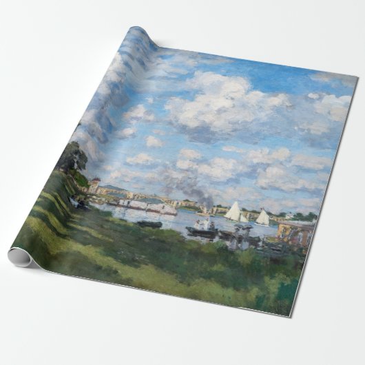 Claude Monet - Het bekken in Argenteuil Cadeaupapier (Uitgerold)