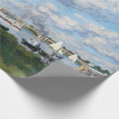 Claude Monet - Het bekken in Argenteuil Cadeaupapier (Hoek)