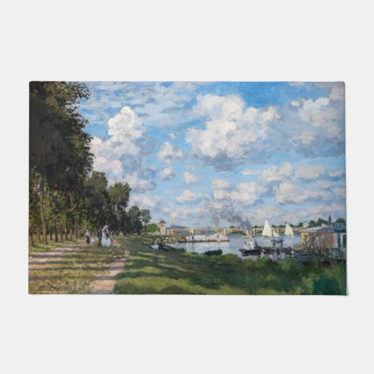 Claude Monet - Het bekken in Argenteuil Deurmat (Voorkant)