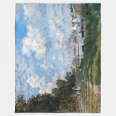 Claude Monet - Het bekken in Argenteuil Fleece Deken (Voorkant)