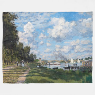 Claude Monet - Het bekken in Argenteuil Fleece Deken