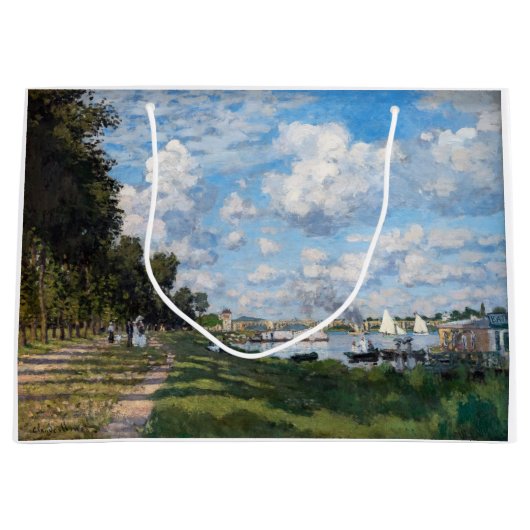Claude Monet - Het bekken in Argenteuil Groot Cadeauzakje (Voorkant)
