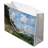 Claude Monet - Het bekken in Argenteuil Groot Cadeauzakje (Achterkant Gekanteld)