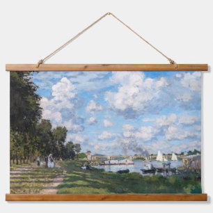 Claude Monet - Het bekken in Argenteuil Hangend Wandkleed