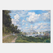 Claude Monet - Het bekken in Argenteuil Inpakpapier Vel (Voorkant)
