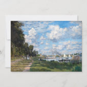 Claude Monet - Het bekken in Argenteuil Kaart (Voorkant)