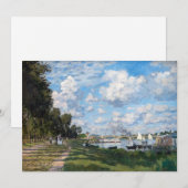 Claude Monet - Het bekken in Argenteuil Kaart (Voorkant / Achterkant)