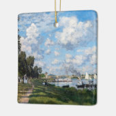Claude Monet - Het bekken in Argenteuil Keramisch Ornament (Links)