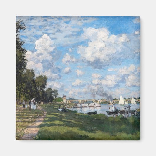 Claude Monet - Het bekken in Argenteuil Magneet (Voorkant)