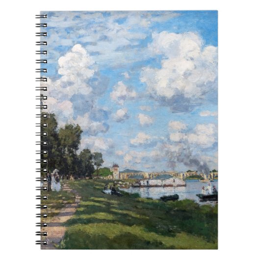 Claude Monet - Het bekken in Argenteuil Notitieboek (Voorkant)