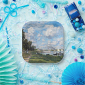 Claude Monet - Het bekken in Argenteuil Papieren Bordje (Feest)