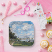 Claude Monet - Het bekken in Argenteuil Papieren Bordje (Feest)