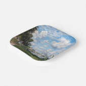 Claude Monet - Het bekken in Argenteuil Papieren Bordje (Gebogen)