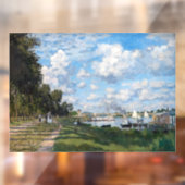 Claude Monet - Het bekken in Argenteuil Raamsticker (Vel 2)