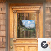 Claude Monet - Het bekken in Argenteuil Raamsticker (Huis Deur)