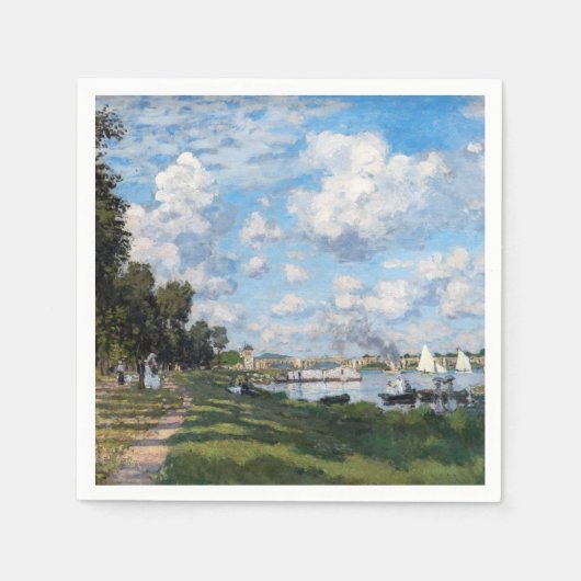 Claude Monet - Het bekken in Argenteuil Servet (Voorkant)