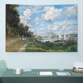 Claude Monet - Het bekken in Argenteuil Spandoek (Beurs)