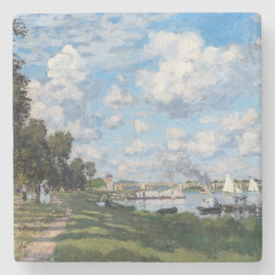 Claude Monet - Het bekken in Argenteuil Stenen Onderzetter