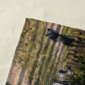 Claude Monet - Het bekken in Argenteuil Strandlaken (In situ)