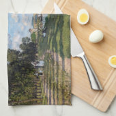 Claude Monet - Het bekken in Argenteuil Theedoek (Quarter Fold)