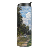 Claude Monet - Het bekken in Argenteuil Thermosbeker (Gedraaid links)
