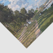 Claude Monet - Het bekken in Argenteuil Tissuepapier (Detail)