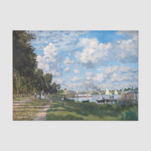 Claude Monet - Het bekken in Argenteuil Tissuepapier