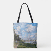 Claude Monet - Het bekken in Argenteuil Tote Bag (Achterkant)