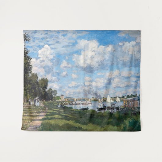 Claude Monet - Het bekken in Argenteuil Wandkleed (Voorkant (horizontaal))